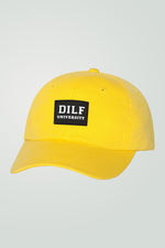 Varsity DILF Hat Neon Yellow