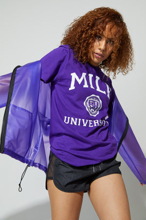 Crest University Tee Purple