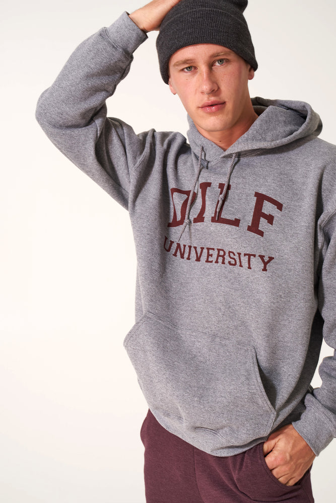 DILF Classic Hoodie Heather Grey