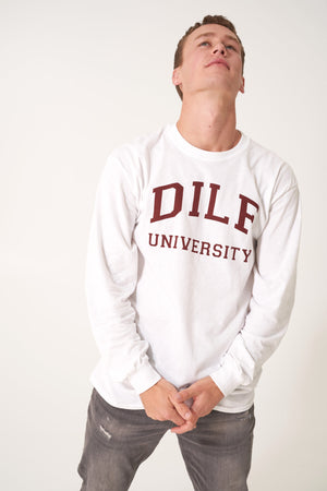 DILF Classic Long Sleeve White