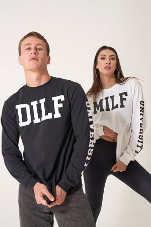 DILF Freshmen Long Sleeve Black