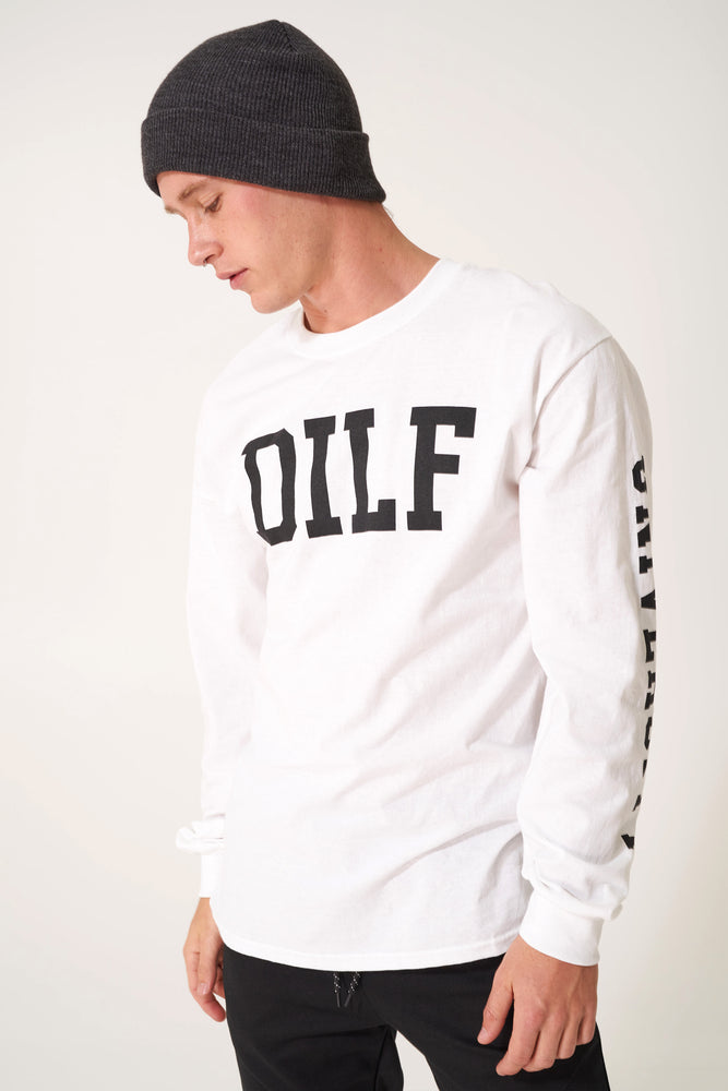 DILF Freshmen Long Sleeve White