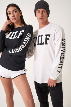 DILF Freshmen Long Sleeve White