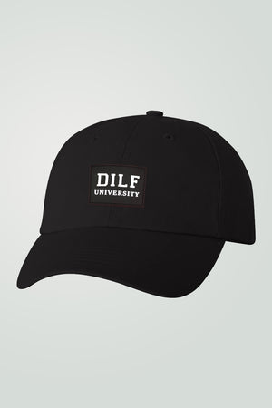 Varsity DILF Hat Black