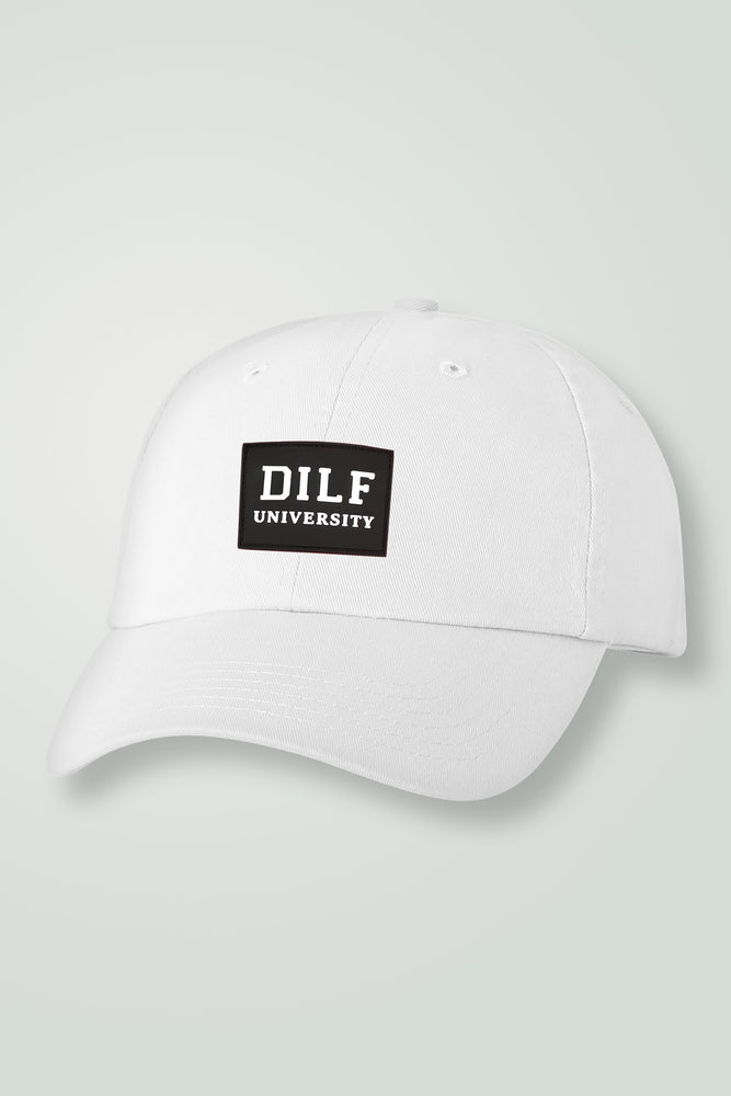Varsity DILF Hat White