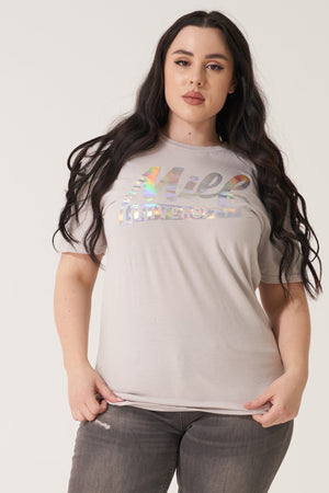 Hologram Tee Silver