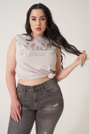 Hologram Tee Silver