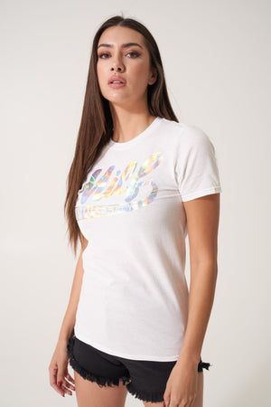 Hologram Tee White