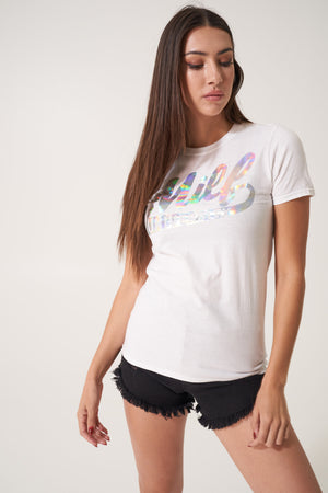 Hologram Tee White