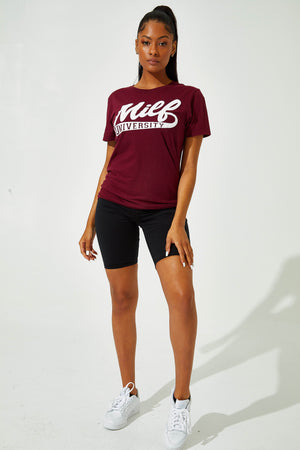 Retro Tee Maroon