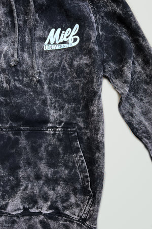 Vintage Hoodie Distressed Black