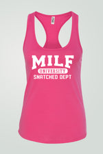 Snatched Tank Hot Pink